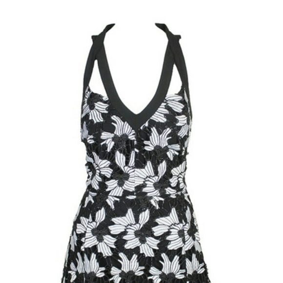 RACHEL Rachel Roy Womens Black White Sleeveless Cr